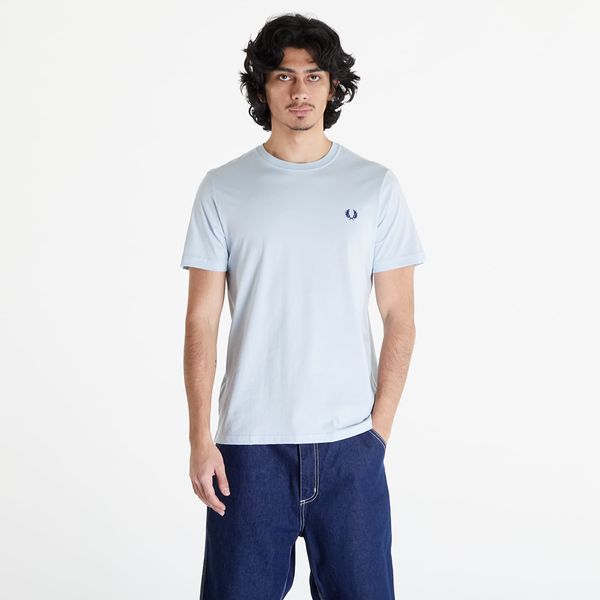 FRED PERRY FRED PERRY Crew Neck T-Shirt Lgice/ Midnight Blue