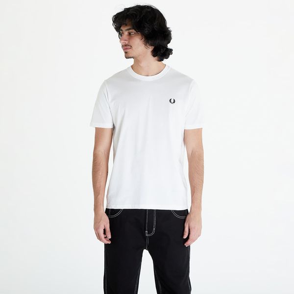 FRED PERRY FRED PERRY Crew Neck Tee Snow White