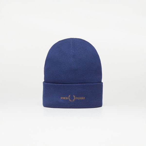 FRED PERRY FRED PERRY Graphic Beanie French Navy/ Dark Caramel