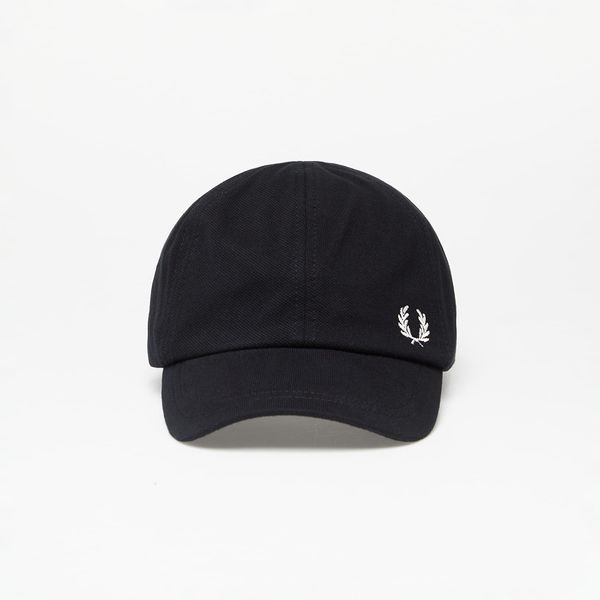 FRED PERRY FRED PERRY Pique Classic Cap Black/ Snowwhite