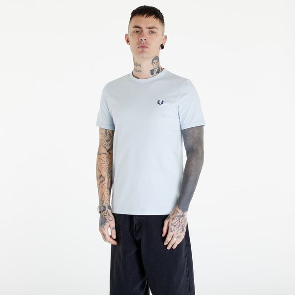 FRED PERRY FRED PERRY Ringer T-Shirt Lgice/ Midnight Blue