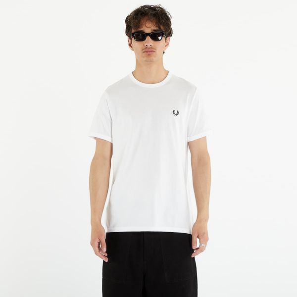 FRED PERRY FRED PERRY Ringer Tee White