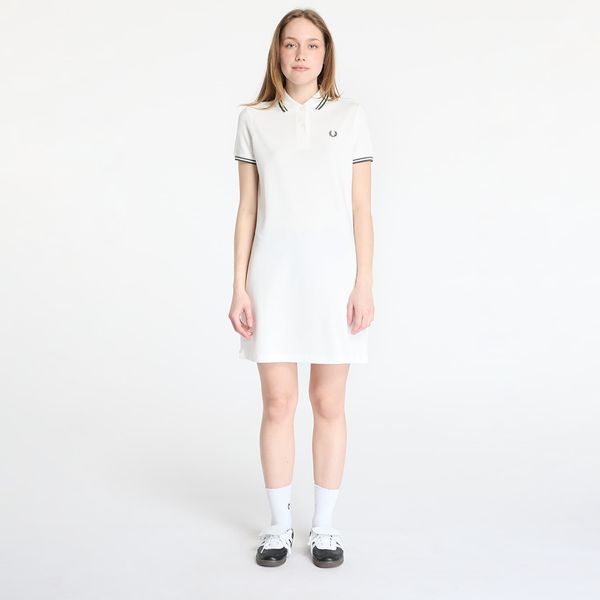 FRED PERRY FRED PERRY The Twin Tipped Dress Snow White/ Court Green 34