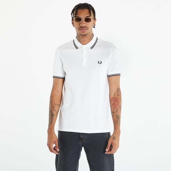 FRED PERRY FRED PERRY Twin Tipped Short Sleeve Tee White