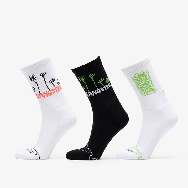 FTSHP FTSHP x Spiritual Gangster Socks 3-Pack Black/ White 36-38