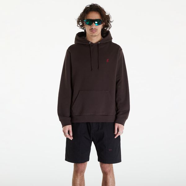 Gramicci Gramicci One Point Hooded Sweatshirt UNISEX Deep Brown