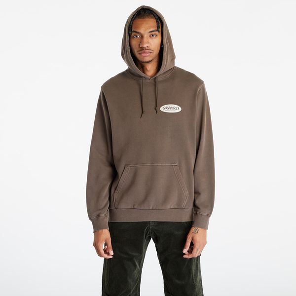 Gramicci Gramicci Original Freedom Oval Hooded Sweatshirt UNISEX Brown Pigment