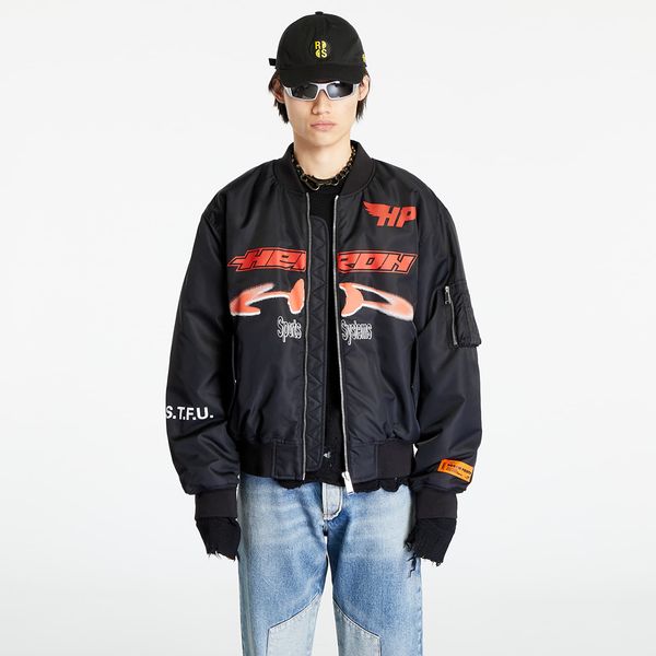 HERON PRESTON HERON PRESTON Ex-Ray Nylon Bomber Black/ Red