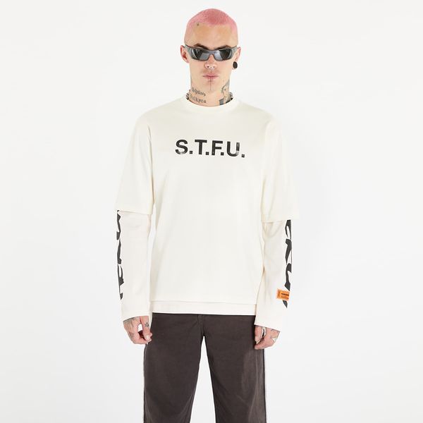 HERON PRESTON HERON PRESTON HP Flaming Double Tee Ivory/ Black