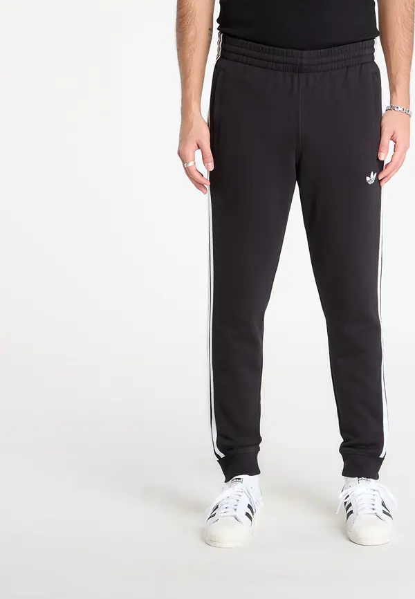 adidas Originals Hlače adidas 3-Stripes Sweatjoggers Black M