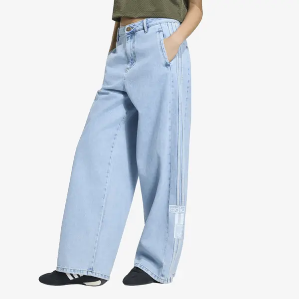 adidas Originals Hlače adidas Adibreak Mid-Rise Wide-Leg Denim Pants Light Denim 28/32