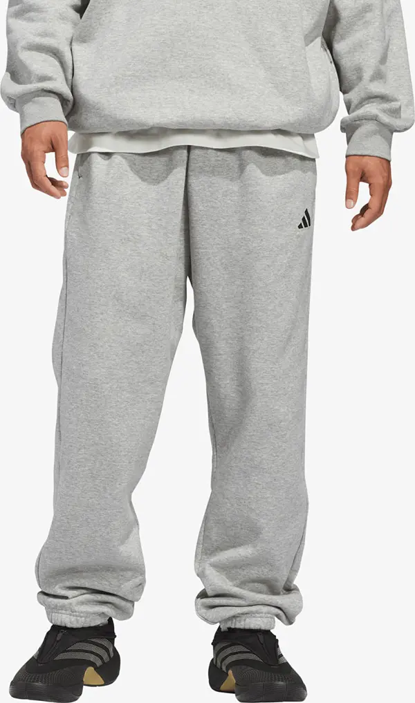 adidas Originals Hlače adidas Basketball Fleece Joggers (Gender Neutral) Medium Grey Heather XL