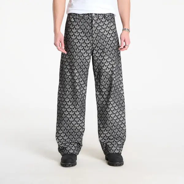 adidas Originals Hlače adidas Denim Loose Monogram Pants Black 38