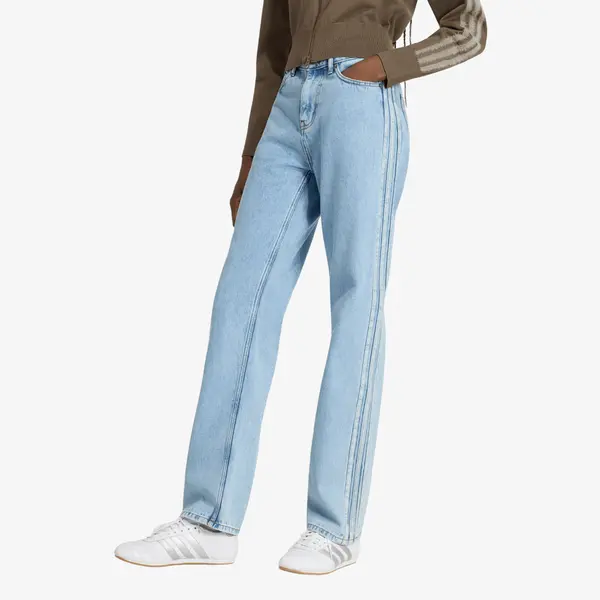 adidas Originals Hlače adidas Firebird Mid Rise Straight Denim Pant Light Denim 27/30