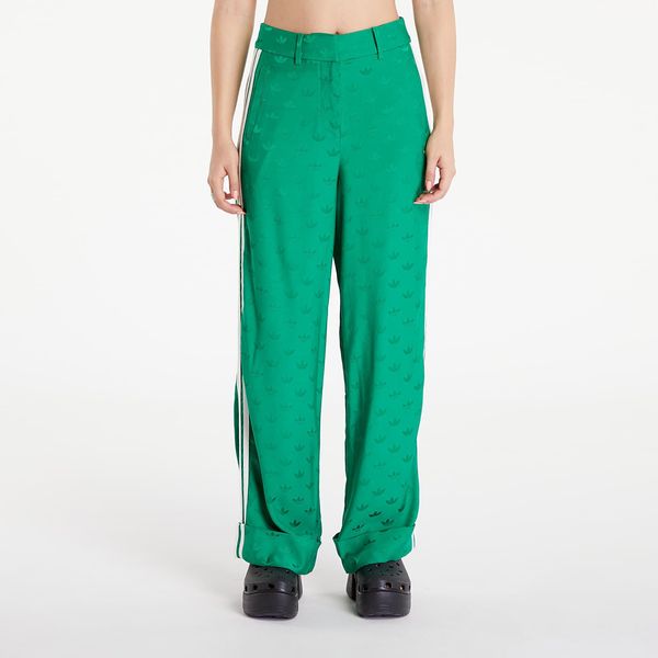 adidas Originals Hlače adidas Premium Woven Jaquard Pants Green S