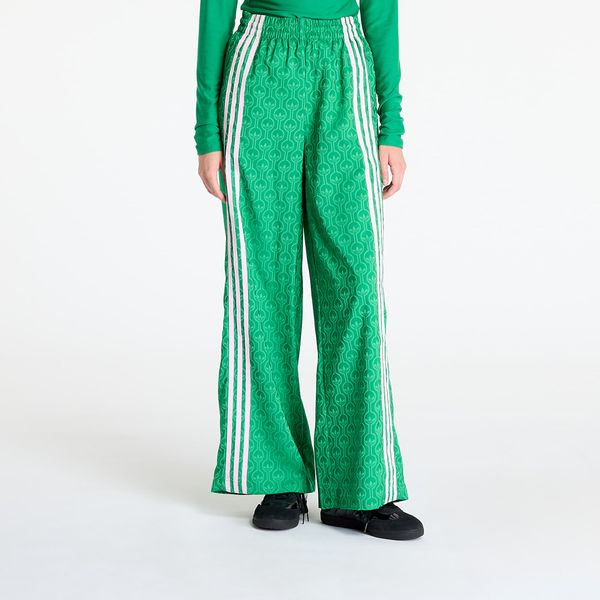 adidas Originals Hlače adidas Pyjama Wideleg Pant Green M