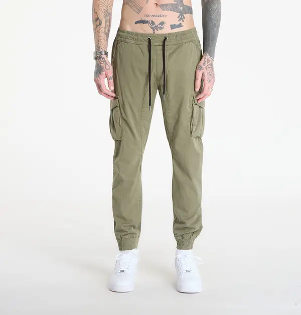 Alpha Industries Hlače Alpha Industries Cotton Twill Jogger Vintage Green XL
