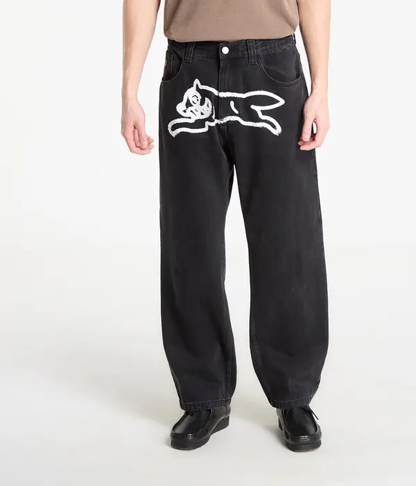 Billionaire Boys Club Icecream Hlače Billionaire Boys Club Icecream Spray Paint Running Dog Double Scoop Denim Pants Black 32