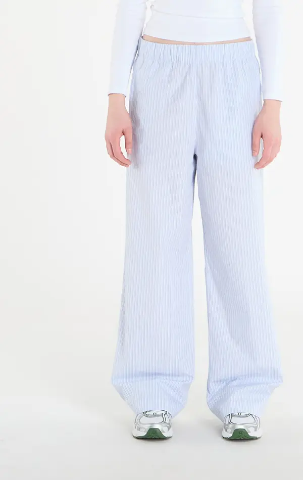 Calvin Klein Hlače Calvin Klein Jeans Poplin Ewaist Pull O Pants Blue XS