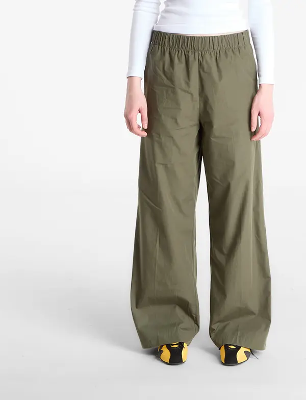 Calvin Klein Hlače Calvin Klein Jeans Poplin Ewaist Pull O Pants Fatigue XS