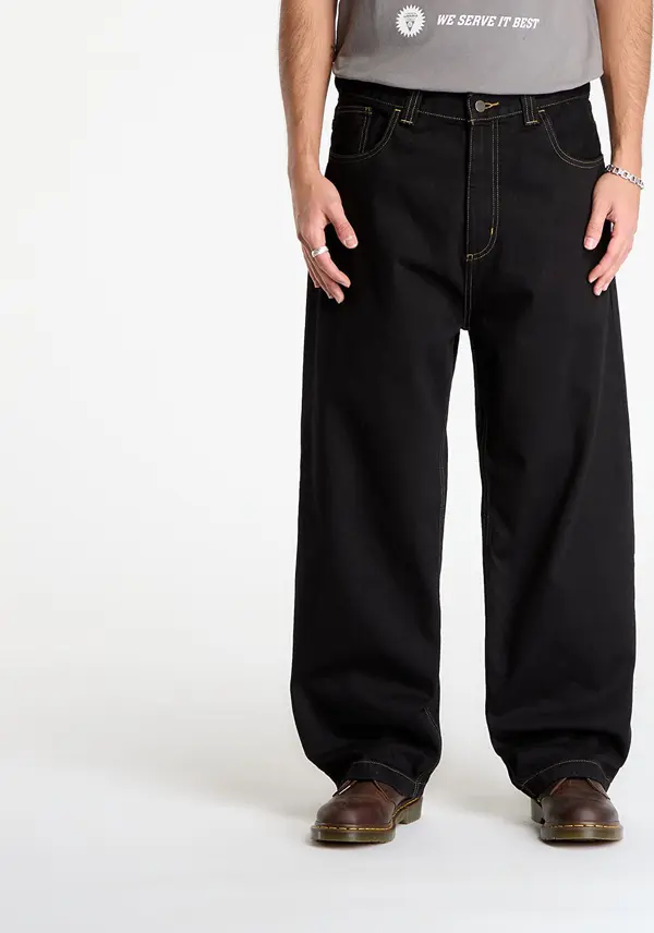 Carhartt WIP Hlače Carhartt WIP Brandon Pant Black Rinsed M