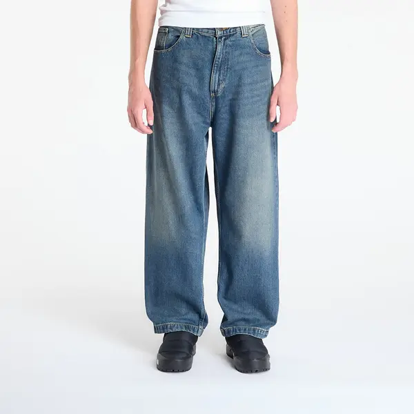 Carhartt WIP Hlače Carhartt WIP Brandon Pant Blue Worn Used Wash XXL