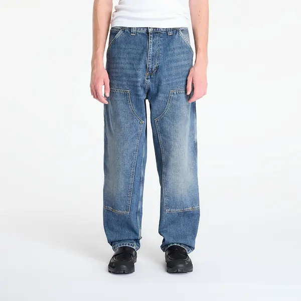 Carhartt WIP Hlače Carhartt WIP OG Double Knee Pant Blue Dark Used Wash XL