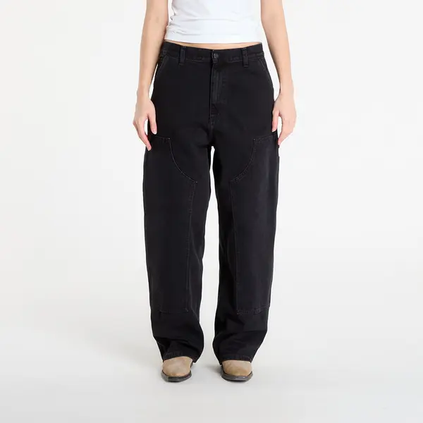 Carhartt WIP Hlače Carhartt WIP W' Brandon Double Knee Pant Black Stone Washed L