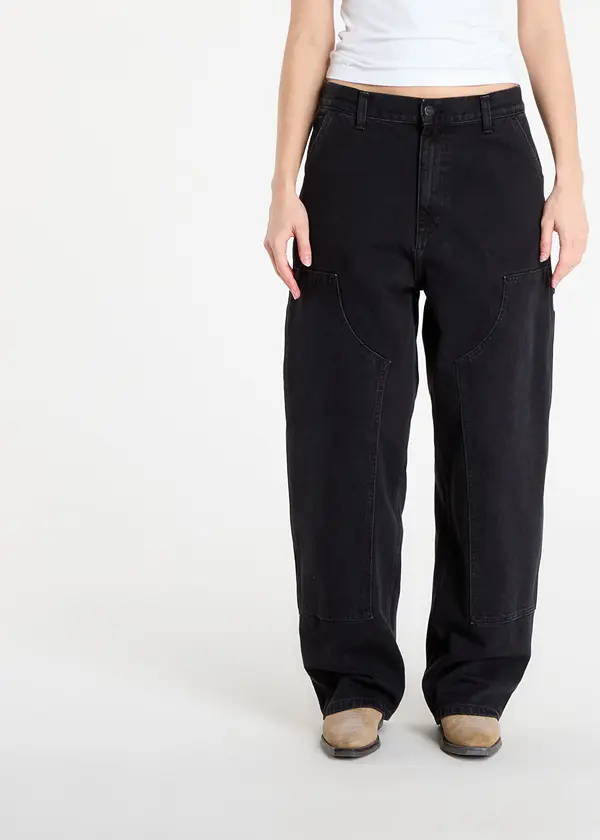 Carhartt WIP Hlače Carhartt WIP W' Brandon Double Knee Pant Black Stone Washed S