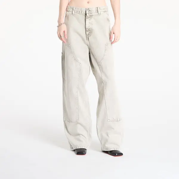 Carhartt WIP Hlače Carhartt WIP W' Brandon Double Knee Pant Opuntia Chalk Wash L
