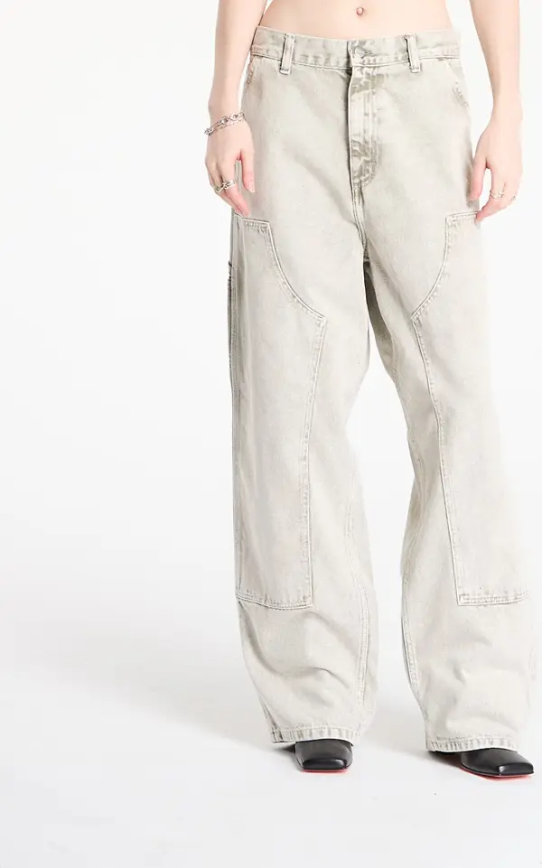Carhartt WIP Hlače Carhartt WIP W' Brandon Double Knee Pant Opuntia Chalk Wash M