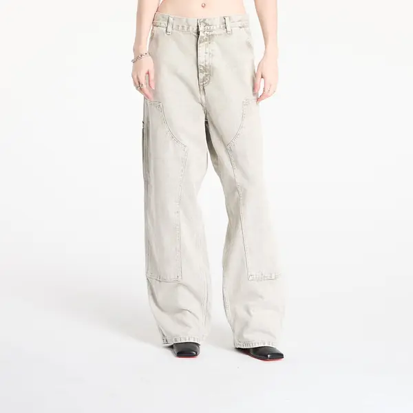 Carhartt WIP Hlače Carhartt WIP W' Brandon Double Knee Pant Opuntia Chalk Wash S