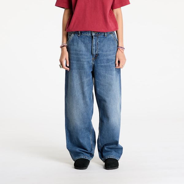 Carhartt WIP Hlače Carhartt WIP W' Brandon Single Knee Pant Blue Dark Used Wash M