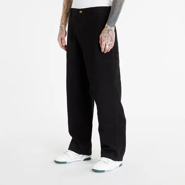 Carhartt WIP Hlače Carhartt WIP Wide Panel Pant Black Rinsed XS