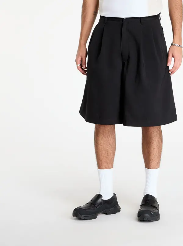 Comme des Garçons SHIRT Hlače Comme des Garçons SHIRT Short Pleated Trousers With Patch Pockets Black S