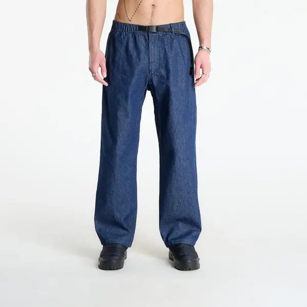 Gramicci Hlače Gramicci Denim Gramicci Pant Straight Fit Rinsed Indigo M