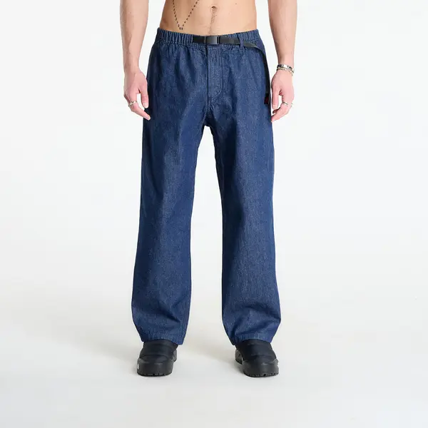 Gramicci Hlače Gramicci Denim Gramicci Pant Straight Fit Rinsed Indigo XL