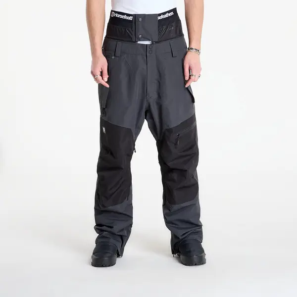 Horsefeathers Hlače Horsefeathers Nelson Pants Phantom/ Black M
