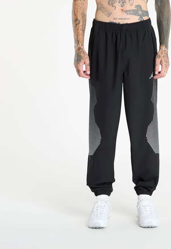 Jordan Hlače Jordan Sport JAM Men's Warm-Up Pants Black/ Metallic Silver S