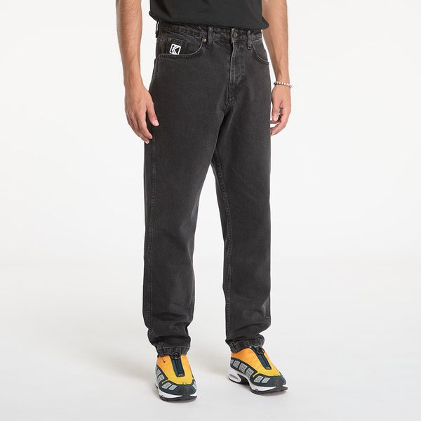 Karl Kani Hlače Karl Kani Small Signature Tapered Five Pocket Denim Vintage Black 30