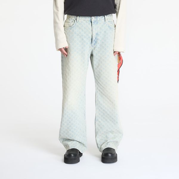 MISBHV Hlače MISBHV Monogram Ocean Washed Jeans Pale Blue 32