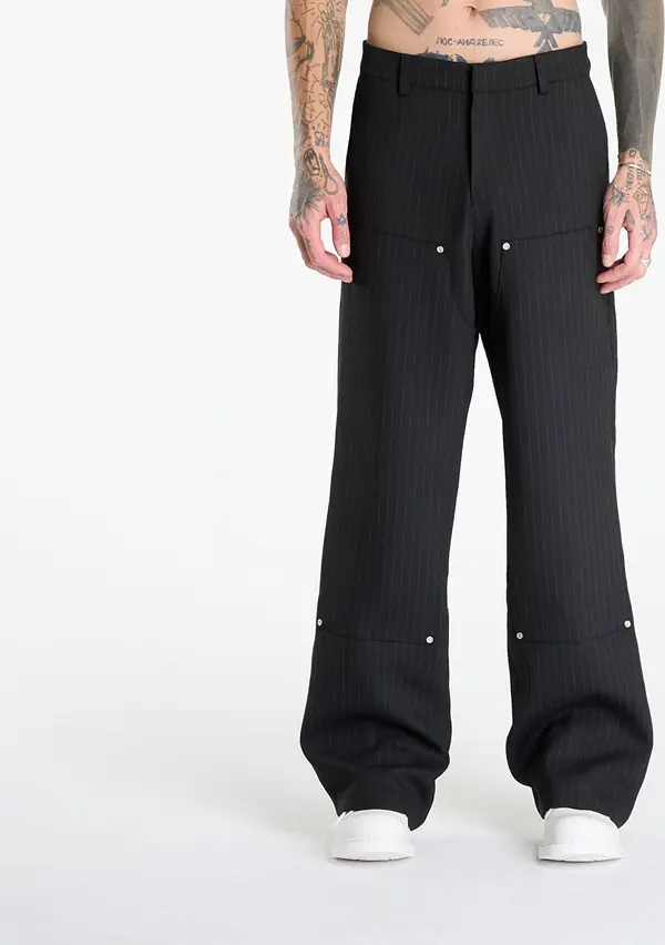 MISBHV Hlače MISBHV Pinstripe Carpenter Trousers Black 54