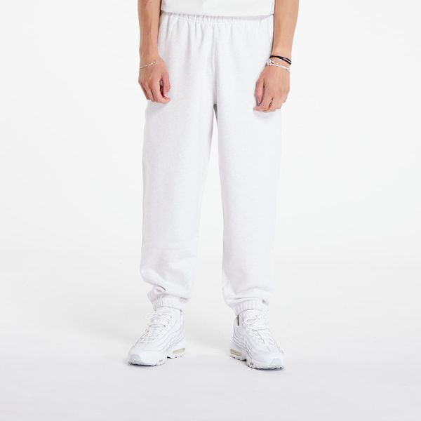 Nike Hlače Nike Solo Swoosh Men's Fleece Pants Birch Heather/ White M