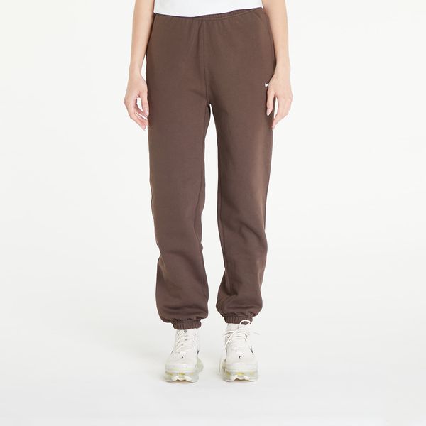 Nike Hlače Nike Solo Swoosh Women's Fleece Pants Baroque Brown/ White L