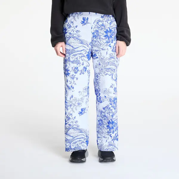 Nike Hlače Nike Sportswear Collection Women's Mid-Rise Jacquard Track Pants White/ Hyper Royal/ White L