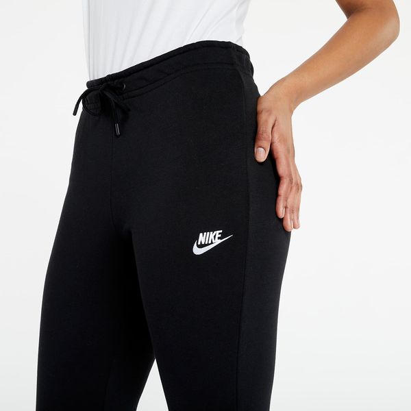 Nike Hlače Nike Sportswear W Essential Fleece Mr Pant Tight Black/ White L