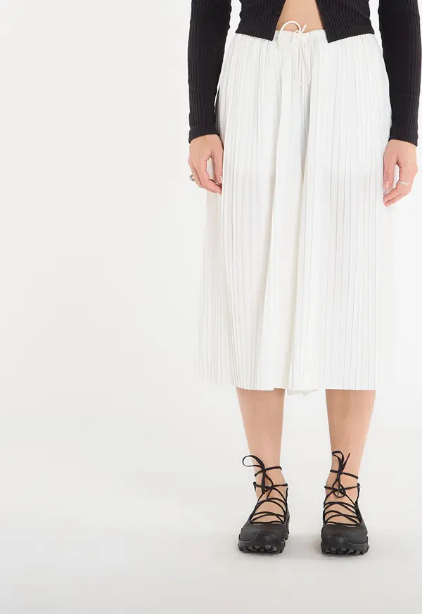 Nike Hlače Nike Sportswear Women's Oversized Mid-Rise Culotte Pants Sail/ Sail XS