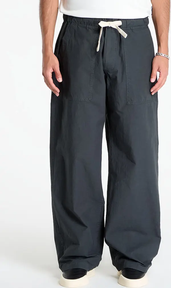 Palm Angels Hlače Palm Angels Curved Logo Loose Pants Vintage Vintage Black/ Black M