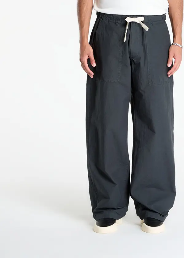 Palm Angels Hlače Palm Angels Curved Logo Loose Pants Vintage Vintage Black/ Black XL