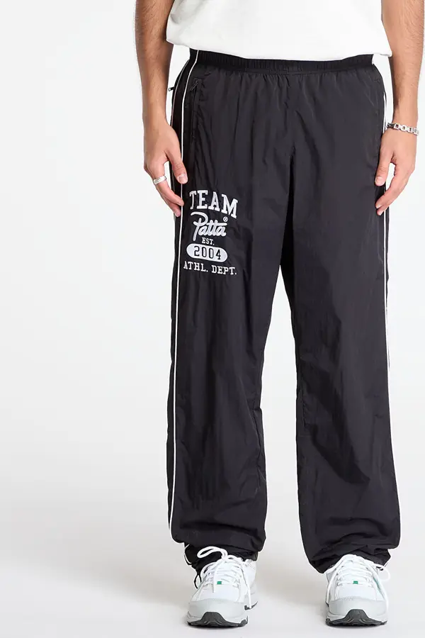 Patta Hlače Patta Athletic Nylon Track Pants Black S
